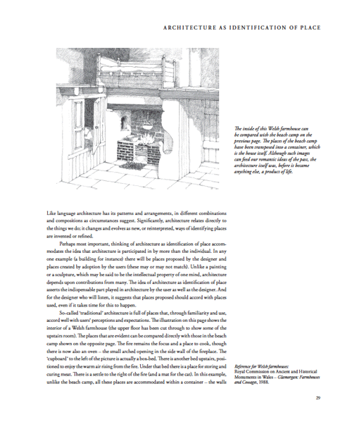 Analysing Architecture sample page
